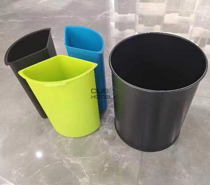 Balde Hotel Reciclagem Preto com Separadores 3x4.5L